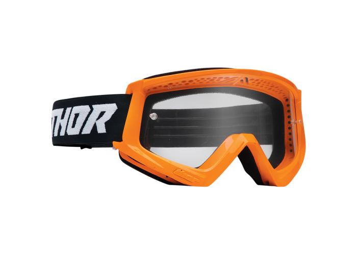 Ochelari atv/cross copii Thor Combat, culoare portocaliu/negru