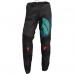 Pantaloni cross/atv dama Thor Pulse Racewear Urth, culoare negru/turcoaz, marime 2XL