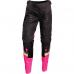 Pantaloni cross/atv dama Thor Pulse Racewear Rev, culoare gri/roz, marime M