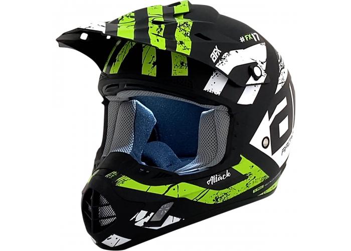 Casca atv/cross AFX FX-17, culoare negru/verde, marime M