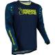 Tricou atv/cross MooseRacing Agroid, culoare bleumarin/galben neon, marime M