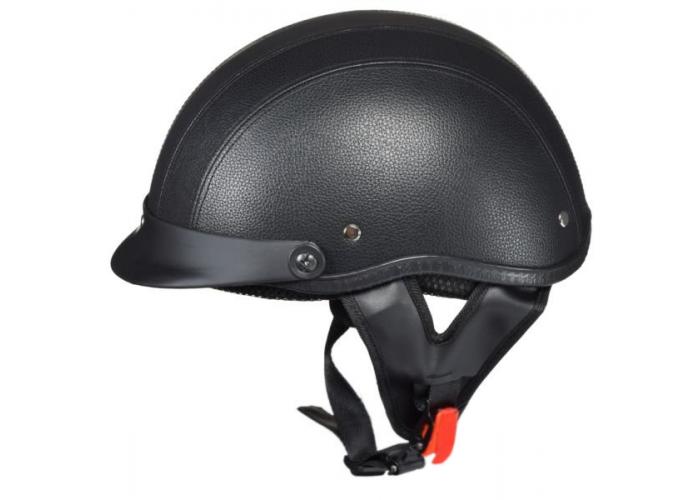 Casca moto/scuter Braincap TN8989, imitatie piele, marime L, culoare negru