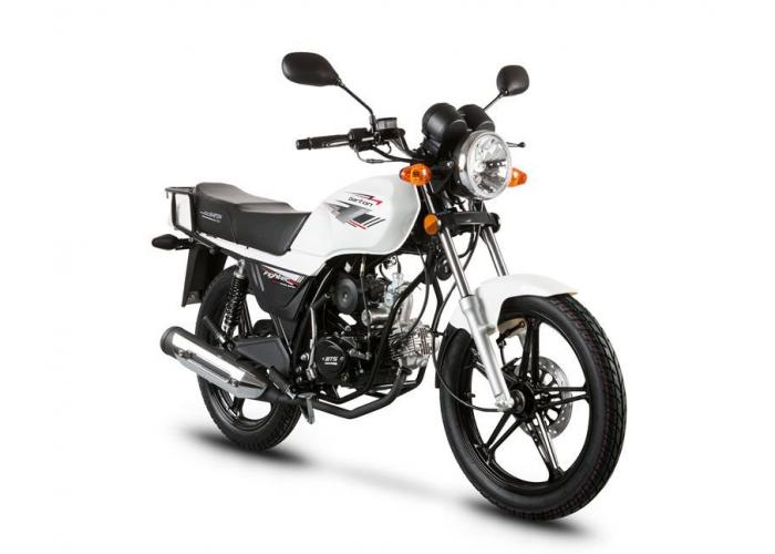 Motociclu Fighter Eco 50cc, culoare alb