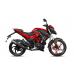 Motociclu Barton FR50cc, culoare negru/rosu
