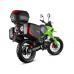 Motocicleta Barton Hyper 125cc, culoare negru/verde, cu topcase