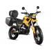 Motocicleta Barton Hyper 125cc, culoare negru/galben, cu topcase