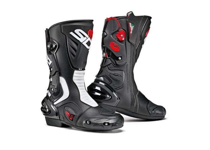 Cizme moto SIDI Racing Stiefel Vertigo 2, culoare negru/rosu/alb, marime 46