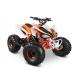 ATV Barton Rocky125cc, 4 timpi, roti de 8", culoare alb/portocaliu