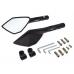 Set oglinzi moto/atv Hebe, culoare negru, sistem prindere inclus