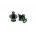 Adaptor pentru bascula moto, stander cu gheare, filet M8x1.25, culoare verde