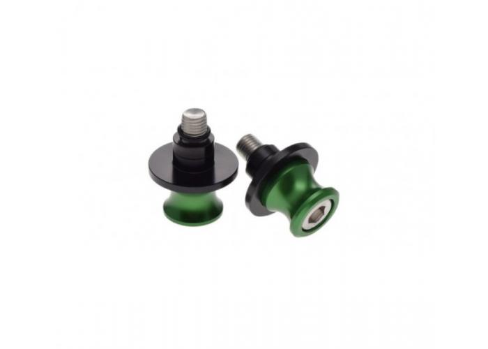 Adaptor pentru bascula moto, stander cu gheare, filet M10x1.25, culoare verde