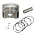 Set piston, segmenti si bolt, Sym Active 50cc