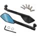 Set oglinzi moto/atv ajustabile, filet M10 ,brat de metal, culoare negru