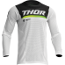 Tricou motocross/enduro Thor Pulse Air Cameo, culoare alb/negru, marime XL