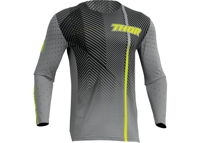 Tricou motocross/enduro Thor Prime Tech, culoare gri/negru, marime S