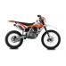 Motocicleta Enduro Barton NXT cadru mare, 250cc, 4T, roti 21"/18", culoare negru/portocaliu