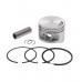 Set piston, segmenti si bolt, Piaggio FLY 125, d.57, bolt 15mm