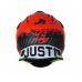 Casca motocross/atv Just1 Mask, culoare portocaliu fluorescent / negru mat, marime S