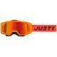 Ochelari motocross/atv Just1 Iris 2.0 Pulsar, sticla tip oglinda, culoare portocaliu flourescent