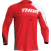 Tricou atv/cross copii Thor Sector Edge, culoare rosu/alb, marime XL