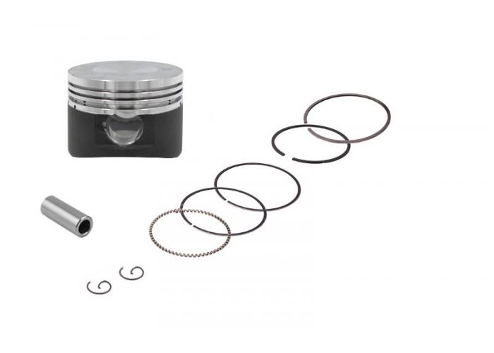 Piston si segmenti 125cc, 4T, diametru 52.4, bolt 15 mm, inaltime 37 mm