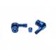 Set 2 valve demontabile roata moto, culoare albastru