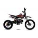 Motocicleta cross copii KXD 125cc DB 607, 4T, roti 17"/14", culoare negru/rosu, pornire la pedala