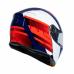 Casca moto Origine Delta BT Row rabatabila cu ochelari, Bluetooth incorporat, culoare rosu/alb, marime S