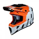 Casca motocross Origine Hero Thunder Fluo, culoare portocaliu/alb/negru mat, marime XS