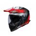 Casca enduro/atv JUST J34 Pro Outerspa, culoare rosu/negru, marime XL