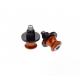 Adaptor pentru bascula moto, stender cu gheare, filet M10x1,25, culoare portocaliu/negru