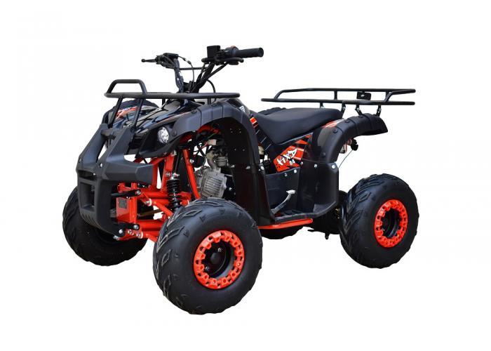 ATV KXD 4T 125cc - 006 roti de 8" culoare negru/rosu