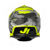 Casca motocross/atv JUST1 J39 Kinetic Camo, culoare gri/fluo mat, marime M