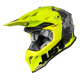 Casca motocross/atv JUST1 J39 Kinetic Camo, culoare gri/fluo mat, marime M