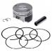 Set piston si segmenti d.65.50mm, bolt 15mm, Loncin cross, atv 250cc, 4 timpi