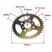 Pinion spate transmisie 36z, pas520, ATV 250cc, latime 6mm