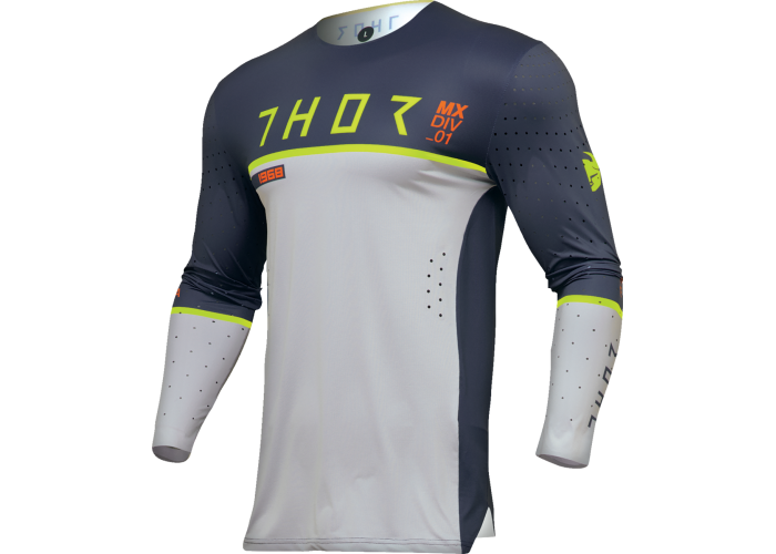 Tricou atv/cross Thor Prime Ace, culoare bleumarin/gri, marime 2XL