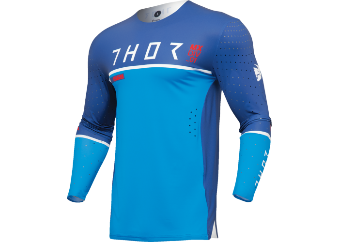 Tricou atv/cross Thor Prime Ace, culoare bleumarin/albastru, marime L