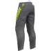 Pantaloni atv/cross copii Thor Sector Checker, culoare gri/verde, marime 26