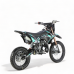 Motocicleta cross copii KXD 125cc DB 609 Pro, 4T, roti 17"/14", pornire pedala, culoare negru/turcoaz, cu far