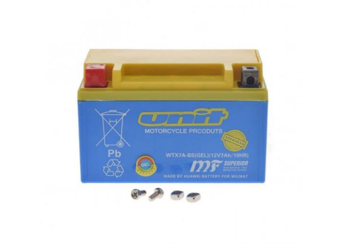 Baterie moto WTX7A-BS ( YTX7A-BS ) ( GEL ) 12 V UNIT