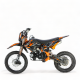 Motocicleta cross copii KXD 125cc, DB 609 Pro, 4T, roti 17"/14", E+K E-Starter, culoare negru/portocaliu cu far