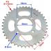 Pinion transmisie spate, 41 dinti, pas 428, Junak 901