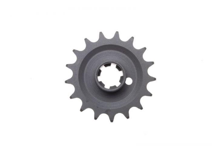 Pinion fata transmisie, 17 dinti, pas 428, Mz250