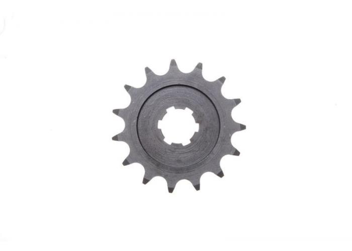 Pinion fata transmisie, 15 dinti, pas 428, Mz150