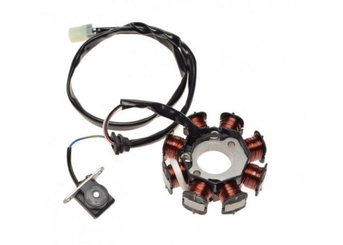 Stator aprindere si cititor Kymco Super 9 2T, 8 bobine