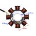 Stator 8 bobine, 3 fire, Sym Mio Peu, 50, 4T