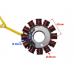 Stator aprindere 12 bobine, Piaggio Vespa 125, echivalent oem: 584690/639727