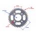 Pinion spate, 38 dinti, pas 420, grosime 6mm