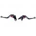 Set 2 manete frana si ambreiaj reglabile Honda CB600 98-06/CBR600 F2,F3,F4/NC700S, culoare negru